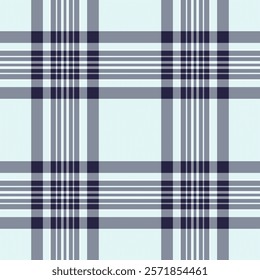 Textile design of textured plaid. Checkered fabric pattern swatch for shirt, dress, suit, wrapping paper print, invitation and gift card.