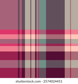Textile design of textured plaid. Checkered fabric pattern swatch for shirt, dress, suit, wrapping paper print, invitation and gift card.