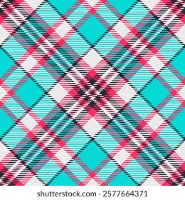 Textile design of textured plaid. Checkered fabric pattern swatch for shirt, dress, suit, wrapping paper print, invitation and gift card.