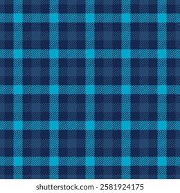 Textile design of textured plaid. Checkered fabric pattern swatch for shirt, dress, suit, wrapping paper print, invitation and gift card.