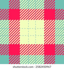 Textile design of textured plaid. Checkered fabric pattern swatch for shirt, dress, suit, wrapping paper print, invitation and gift card.