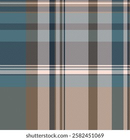 Textile design of textured plaid. Checkered fabric pattern swatch for shirt, dress, suit, wrapping paper print, invitation and gift card.