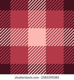 Textile design of textured plaid. Checkered fabric pattern swatch for shirt, dress, suit, wrapping paper print, invitation and gift card.