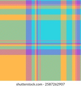 Textile design of textured plaid. Checkered fabric pattern swatch for shirt, dress, suit, wrapping paper print, invitation and gift card.