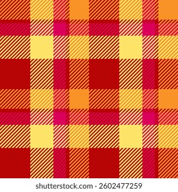 Textile design of textured plaid. Checkered fabric pattern swatch for shirt, dress, suit, wrapping paper print, invitation and gift card.