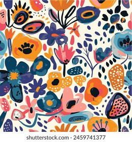 Textile design wallpaper pattern eps file