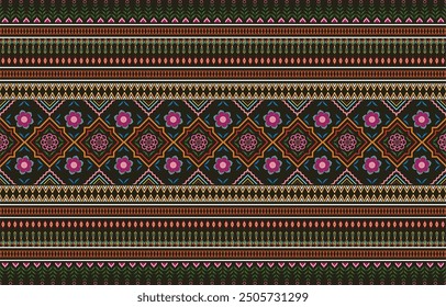 Textile design, wallpaper, and wrapping paper texture with an abstract weathered art deco trellis seamless background tile.