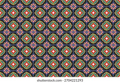 Textiles Design, Tapete und Wrapping Papier Textur mit einem abstrakten verwitterten Art-Deco-Gitter nahtlose Hintergrundfliese.
