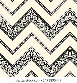 Textile Designs for Digital Border and Motif