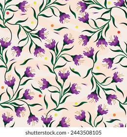 textile design,smalls flower leaves abstract pattern allover repeats seamless pastel color ,fabric wrapper print ,spring summer