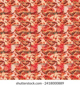 Textile Digital Design Fabric Print Wallpaper Stock
