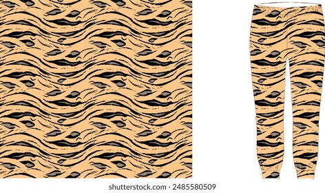 Textil Diseño Digital Tela Imprimir Fondo de pantalla Diseño de camiseta de stock. piel animal abstracta. 