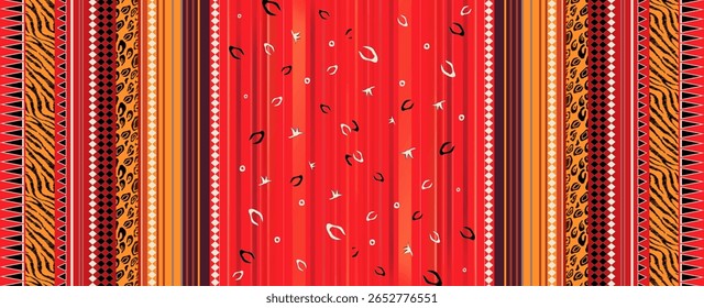 Um desenho digital têxtil artesanal arte abstrata estilo vintage tradicional tatuador paredes texturizadas motivo gramíneas ornamentais e mulheres Indiana bordas padrão clássico conjunto de papéis de parede damasco 