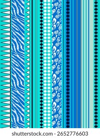 Um desenho digital têxtil artesanal arte abstrata estilo vintage tradicional tatuador paredes texturizadas motivo gramíneas ornamentais e mulheres Indiana bordas padrão clássico conjunto de papéis de parede damasco 