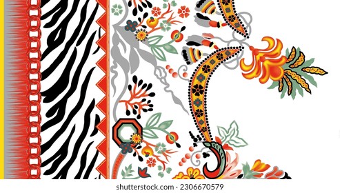 Textile digital design motif A beautiful Digital Flowers watercolor illustration. Manual composition.Design for cover, fabric, textile, wrapping paper