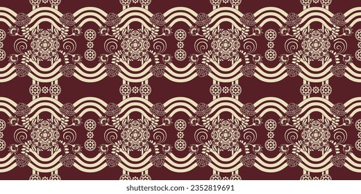 Textile digital design motif decor border ikat rugs paisley ornament destiny luxury flowers and baroque handmade drawn artwork abstract vintage clothing print in fabric.