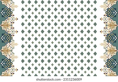 Patrón de diseño digital textil Nuevo modelo de arte tribal dibujado a mano Elementos de diseño de borde 