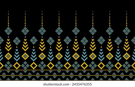 Textile digital design motif pattern ethnic border Mughal paisley abstract shape of baroque geometric ornaments damask suitable for women cloth designs front back and dupata print textile industry.