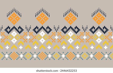 Textile digital design motif pattern ethnic border Mughal paisley abstract shape of baroque geometric ornaments damask suitable for women cloth designs front back and dupata print textile industry.