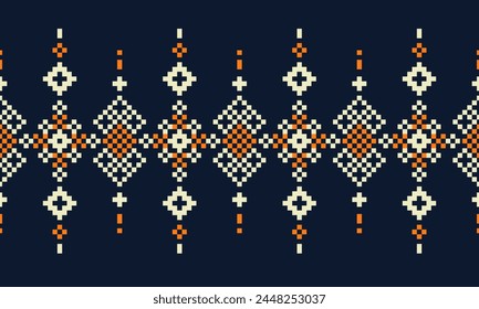 Textile digital design motif pattern ethnic border Mughal paisley abstract shape of baroque geometric ornaments damask suitable for women cloth designs front back and dupata print textile industry.