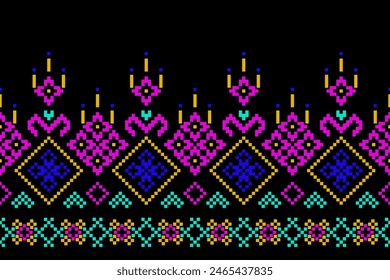 Textile digital design motif pattern ethnic border Mughal paisley abstract shape of baroque geometric ornaments damask suitable for women cloth designs front back and dupata print textile industry.
