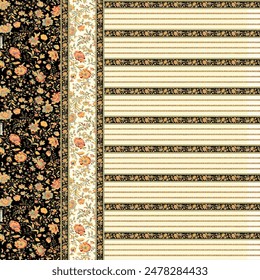 Textile digital design motif pattern décor hand made artwork for women cloth front back and dupatta print elements of frame gift card wallpaper border abstract baroque ornament paisley rugs ethnic etc