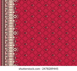 Textile digital design motif pattern décor hand made artwork for women cloth front back and dupatta print elements of frame gift card wallpaper border abstract baroque ornament paisley rugs ethnic etc