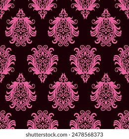Textile digital design motif pattern decor border Mughal paisley abstract shape of baroque geometric ornaments damask suitable for women cloth designs front back and dupatta print textile industry