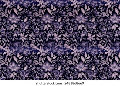 Textile digital design motif pattern hand made artwork suitable for women cloth designs  and dupatta print. Abstract shapes pattern carpet baroque Paisley ornament demask border.