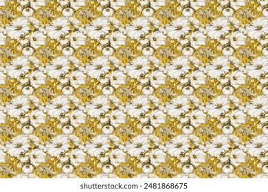 Textile digital design motif pattern hand made artwork suitable for women cloth designs  and dupatta print. Abstract shapes pattern carpet baroque Paisley ornament demask border.