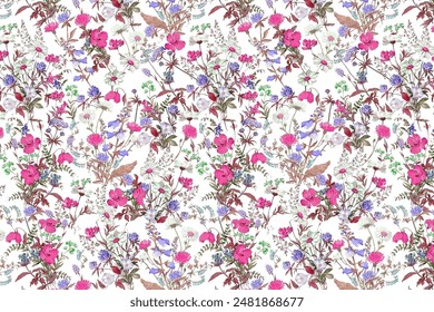 Textile digital design motif pattern hand made artwork suitable for women cloth designs  and dupatta print. Abstract shapes pattern carpet baroque Paisley ornament demask border.