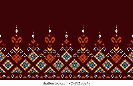 Textile digital design motif pattern ethnic border Mughal paisley abstract shape of baroque geometric ornaments damask suitable for women cloth designs front back and dupata print textile industry.