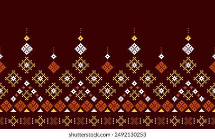 Textile digital design motif pattern ethnic border Mughal paisley abstract shape of baroque geometric ornaments damask suitable for women cloth designs front back and dupata print textile industry.