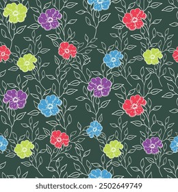 Diseño digital textil patrón de diseño hecho a mano ilustraciones adecuadas para las mujeres diseños de tela de la parte posterior frontal y dupatta impresión. Patrón de Formas Abstractas