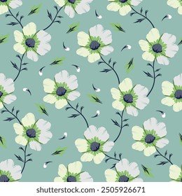 Textile digital design motif pattern hand made artwork suitable for women cloth designs front back and dupatta print. Abstract shapes pattern