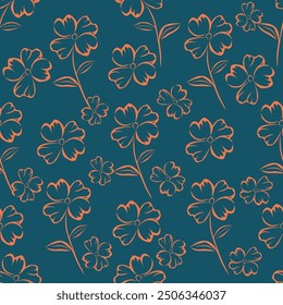 Textile digital design motif pattern hand made artwork suitable for women cloth designs front back and dupatta print. Abstract shapes pattern