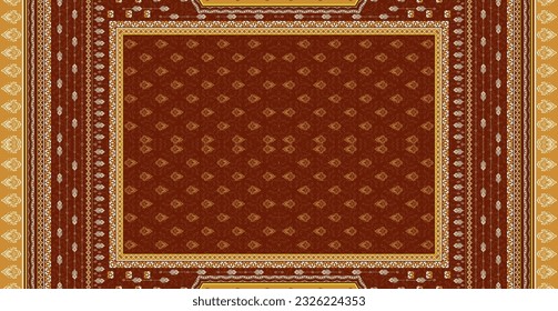 Textile Digital design motif patterns ornament ikat ethnic baroque handmade artwork abstract pattern decor retro style flower details suitable for women cloth print on fabric