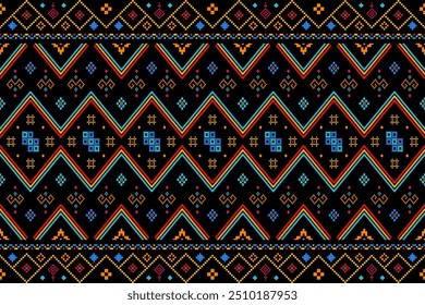 Textile digital design, Pixel design, Art, Background, Seamless Digital
Geometric ethnic pattern. Pixel pattern. Design for clothing, fabric

