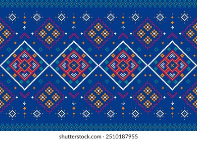 Diseño digital textil, diseño de píxeles, arte, fondo, digital sin fisuras
Patrón étnico geométrico. Patrón de píxeles. Diseño para ropa, tela
