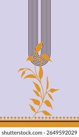 Textile Digital Designs Ethnic borders motifs
