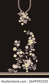 Textile Digital Designs Ethnic borders motifs
