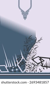 Textile Digital Designs Ethnic borders motifs