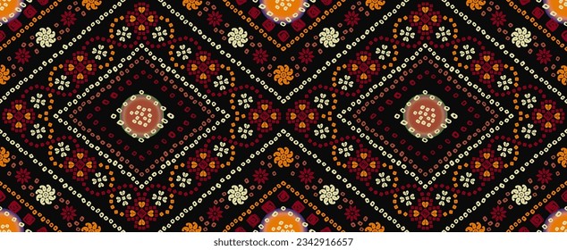 Textile digital motif pattern decor border ikat ethnic rugs Mughal paisley abstract baroque Flowers chunri damask motifs for women clothing front back and dupatta. Frame gift card wallpaper elements. svg
