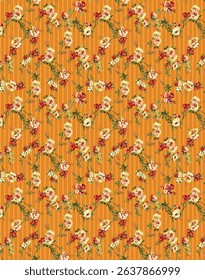 Textile digital Mughal art Flora ornament element Kurtis style ethnic groups motif ikat pattern indian classical texture and front back half tone color flowers retro Daman beautiful design article etc
