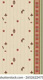 Textile digital arte mogol elemento de ornamento Flora estilo Kurtis tatuagem tradicional texturizado pele parede papelada para mulheres Indiana roupas e coisas como padrão de fronteira flores artesanais retro etc
