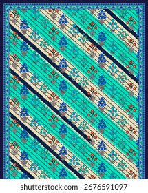 Têxtil digital padrão mogol, Sem emenda asiática flor floral decorativa design de borda.Vetor flor floral design de borda, conjunto de damasco papel de parede presentes cartão Motivo de borda Elemento de ornamento Curtis estilos