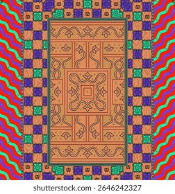 Textile digital Mughal pattern set of damask wallpaper gifts card for women Indiana border classical texture traditional tattoo artist motif ornament element Kurtis style ethnic groups background etc.
