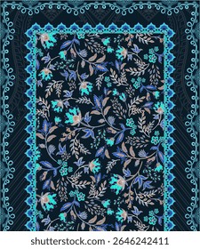 Textile digital Mughal pattern set of damask wallpaper gifts card for women Indiana border classical texture traditional tattoo artist motif ornament element Kurtis style ethnic groups background etc.