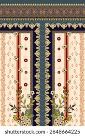 A textile digital Mughal pattern set of damask wallpaper gifts card for women Indiana borders classical textured traditional tattoo artist print in febric geometry Daman beautiful element Kurtis Logo 