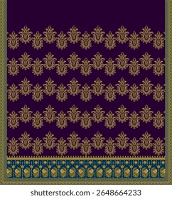 A textile digital Mughal pattern set of damask wallpaper gifts card for women Indiana borders classical textured traditional tattoo artist print in febric geometry Daman beautiful element Kurtis Logo 